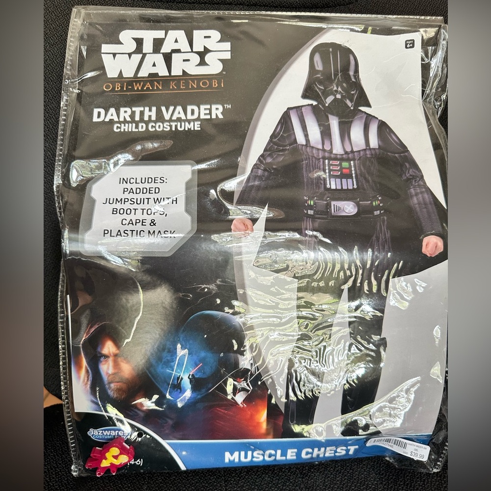 Star Wars Black Darth Vader kids costume